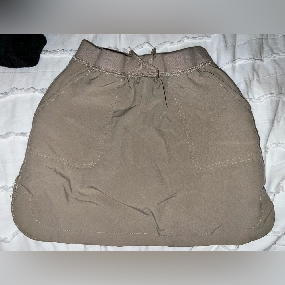 Girls Khaki Nautica Size 6 Uniform Skort